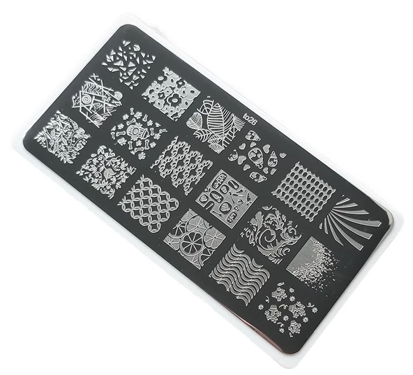 Nail Art Stamping Baskı Plakası ürün görseli 1