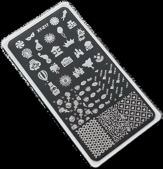 Nail Art Stamping Baskı Plakası XY-Z17 ürün görseli 1