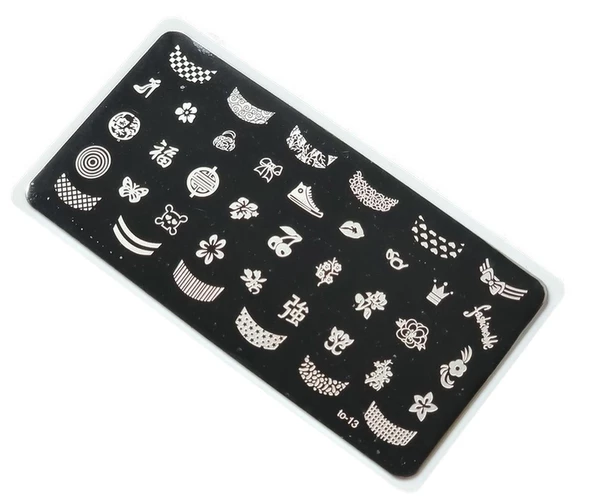 Nail Art Stamping Baskı Plakası TO-013 ürün görseli 1