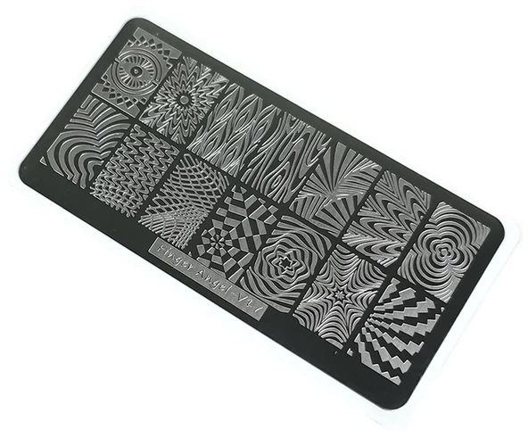 Nail Art Stamping Baskı Plakası VV17 ürün görseli 1