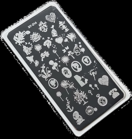 Nail Art Stamping Baskı Plakası ürün görseli 1
