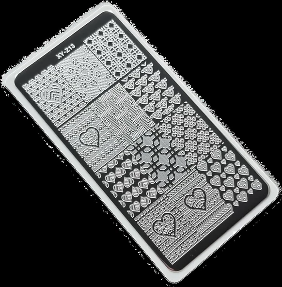 Nail Art Stamping Baskı Plakası XY-Z13 ürün görseli 1