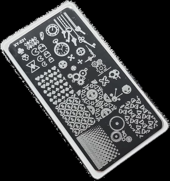 Nail Art Stamping Baskı Plakası XY-Z21 ürün görseli 1