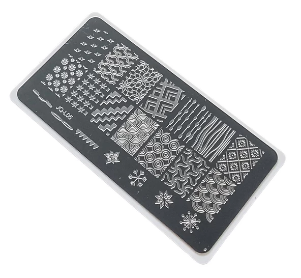 Nail Art Stamping Baskı Plakası JQ-L05 ürün görseli 1