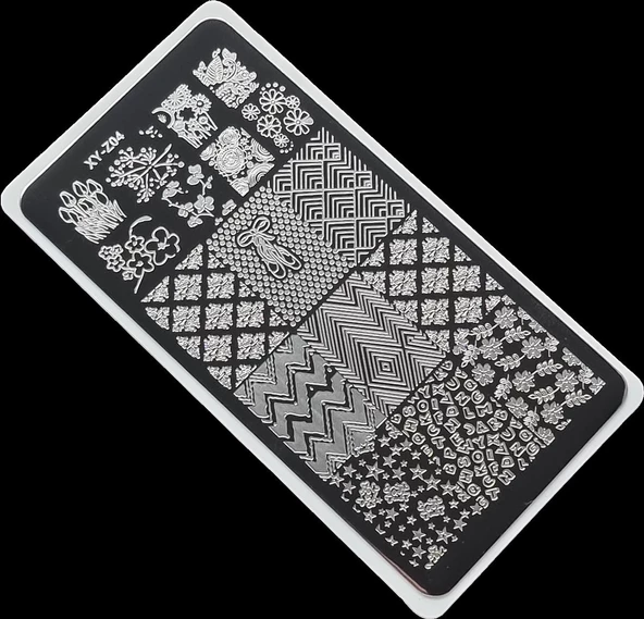 Nail Art Stamping Baskı Plakası XY-Z04 ürün görseli 1