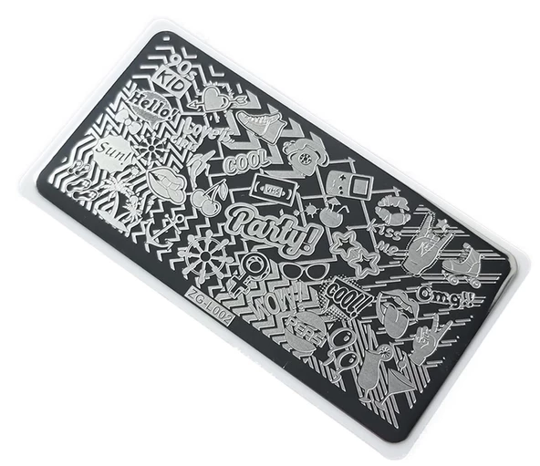 Nail Art Stamping Baskı Plakası ZG-002 ürün görseli 1