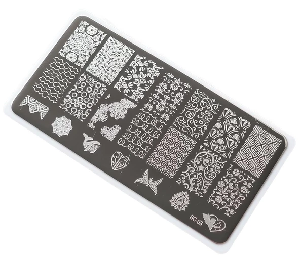 Nail Art Stamping Baskı Plakası ürün görseli 1