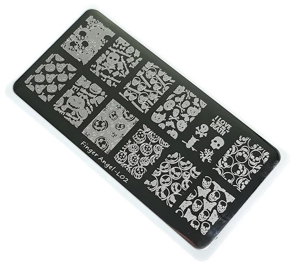 Nail Art Stamping Baskı Plakası FVL02 ürün görseli 1