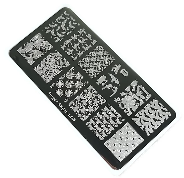 Nail Art Stamping Baskı Plakası FVL03 ürün görseli 1