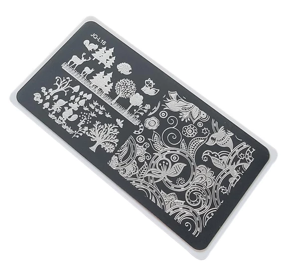 Nail Art Stamping Baskı Plakası JQ-L16 ürün görseli 1