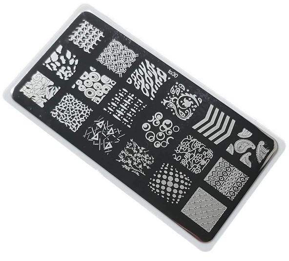 Nail Art Stamping Baskı Plakası TO-030 ürün görseli 1