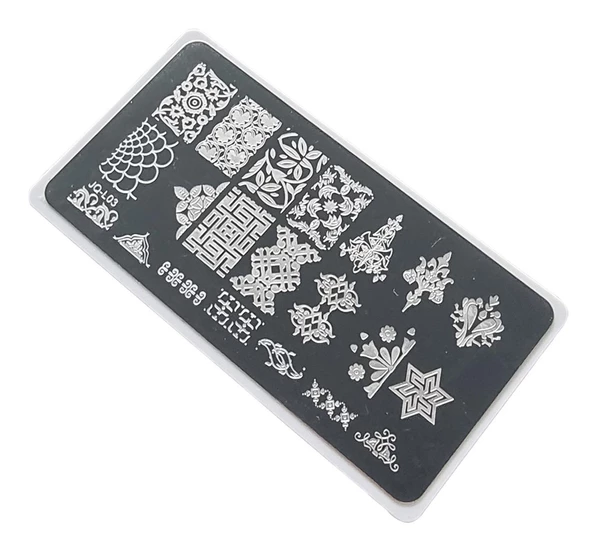 Nail Art Stamping Baskı Plakası JQ-L03 ürün görseli 1
