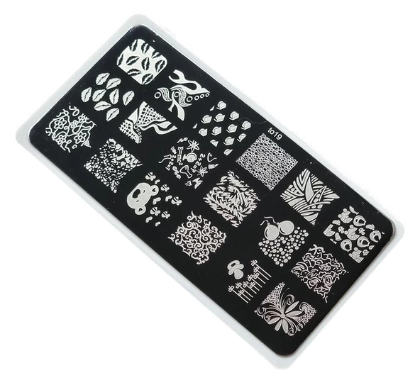 Nail Art Stamping Baskı Plakası ürün görseli 1