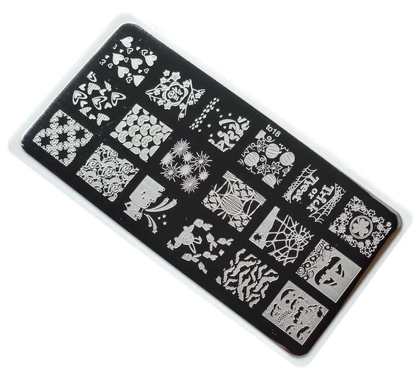 Nail Art Stamping Baskı Plakası TO-018 ürün görseli 1