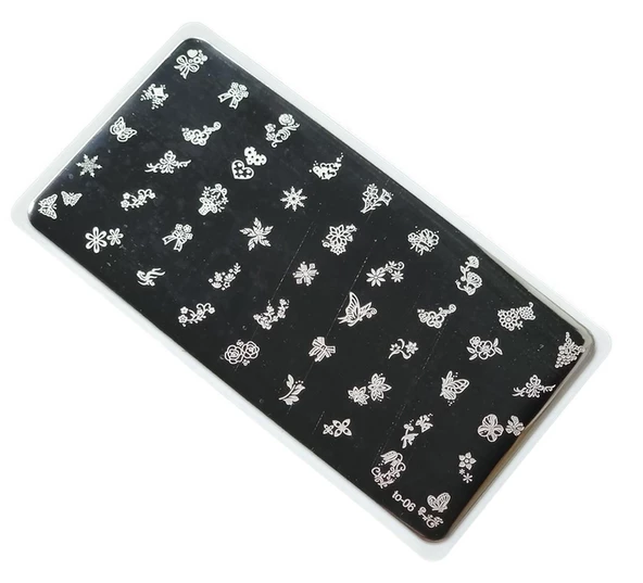 Nail Art Stamping Baskı Plakası TO-006 ürün görseli 1