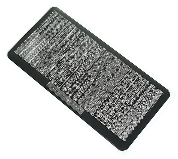Nail Art Stamping Baskı Plakası VV20 ürün görseli 1