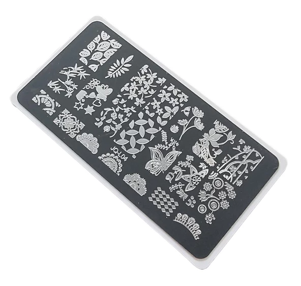 Nail Art Stamping Baskı Plakası JQ-L04 ürün görseli 1
