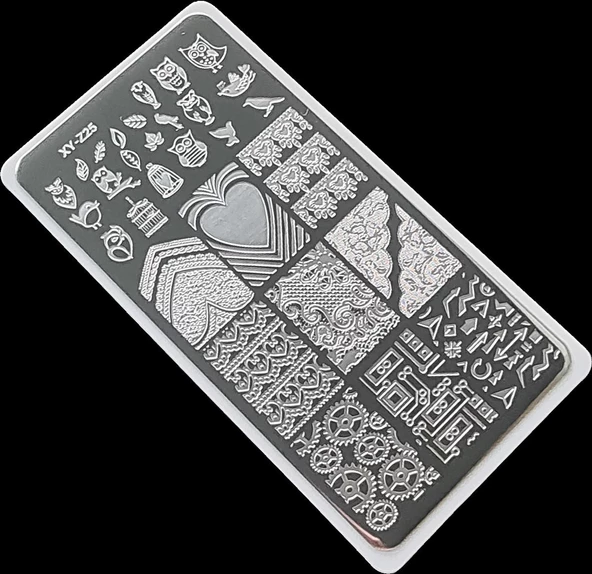 Nail Art Stamping Baskı Plakası ürün görseli 1