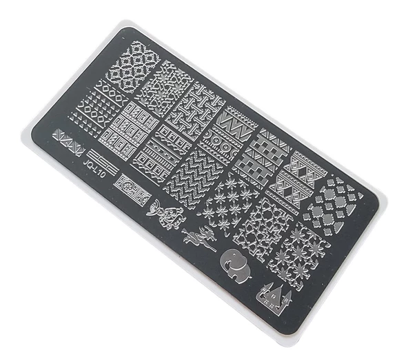 Nail Art Stamping Baskı Plakası JQ-L10 ürün görseli 1