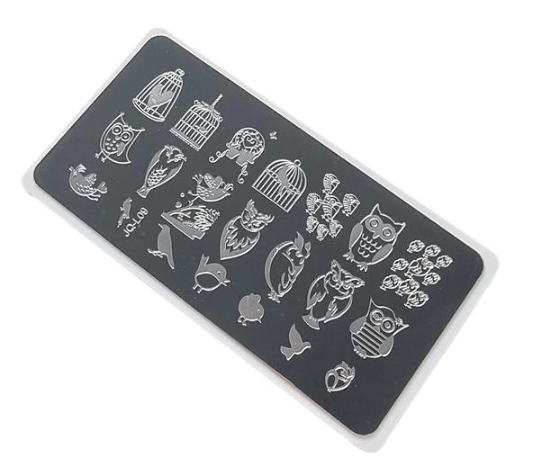 Nail Art Stamping Baskı Plakası JQ-L09 ürün görseli 1