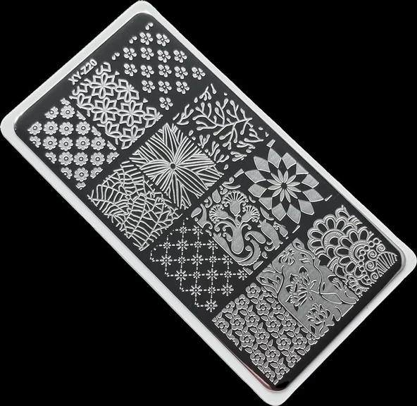 Nail Art Stamping Baskı Plakası XY-Z20 ürün görseli 1