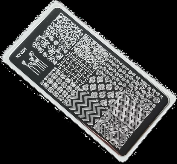 Nail Art Stamping Baskı Plakası XY-Z05 ürün görseli 1