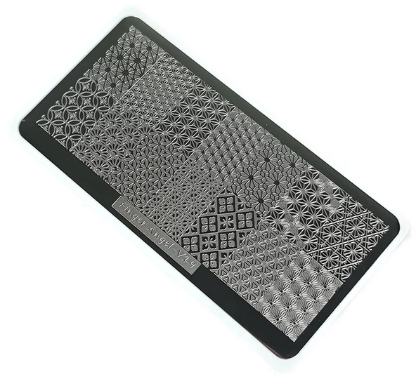 Nail Art Stamping Baskı Plakası VV19 ürün görseli 1