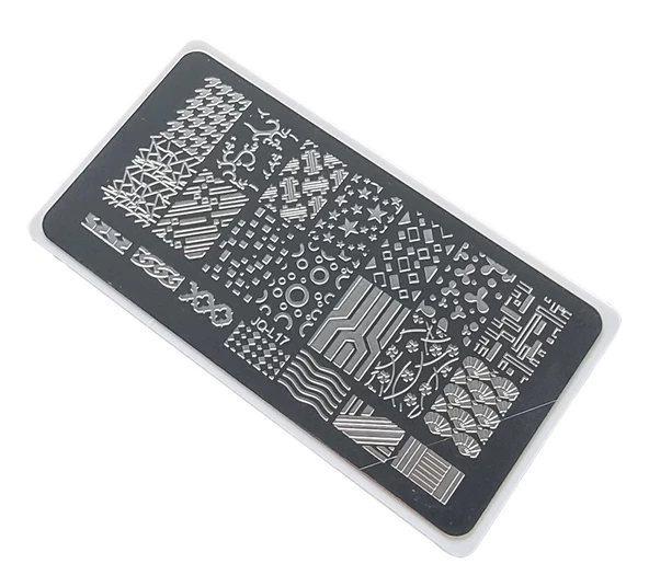 Nail Art Stamping Baskı Plakası JQ-L17 ürün görseli 1
