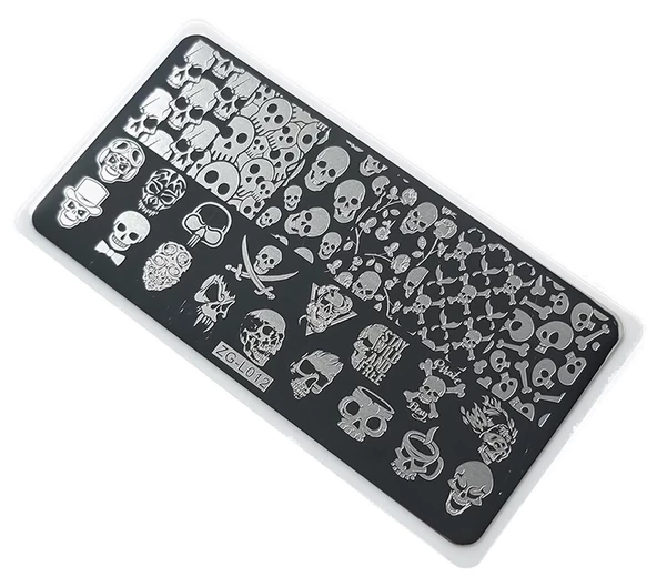 Nail Art Stamping Baskı Plakası ZG-012 ürün görseli 1