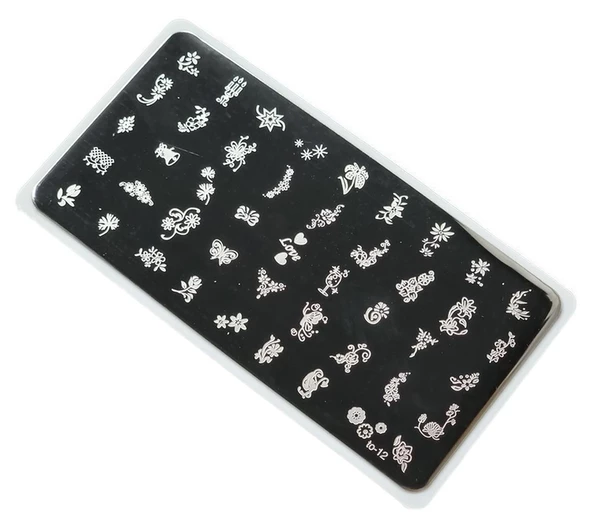 Nail Art Stamping Baskı Plakası ürün görseli 1