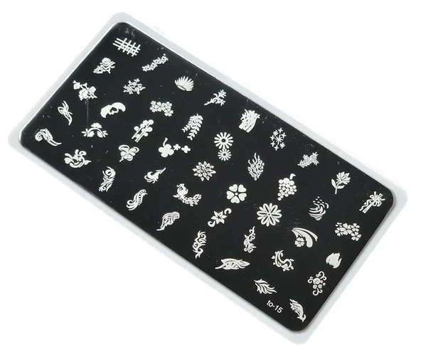 Nail Art Stamping Baskı Plakası ürün görseli 1