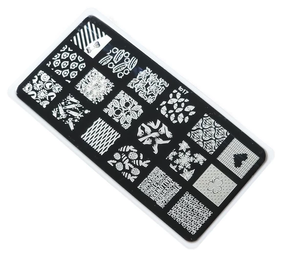Nail Art Stamping Baskı Plakası TO-017 ürün görseli 1