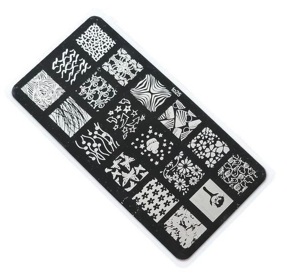 Nail Art Stamping Baskı Plakası TO-025 ürün görseli 1