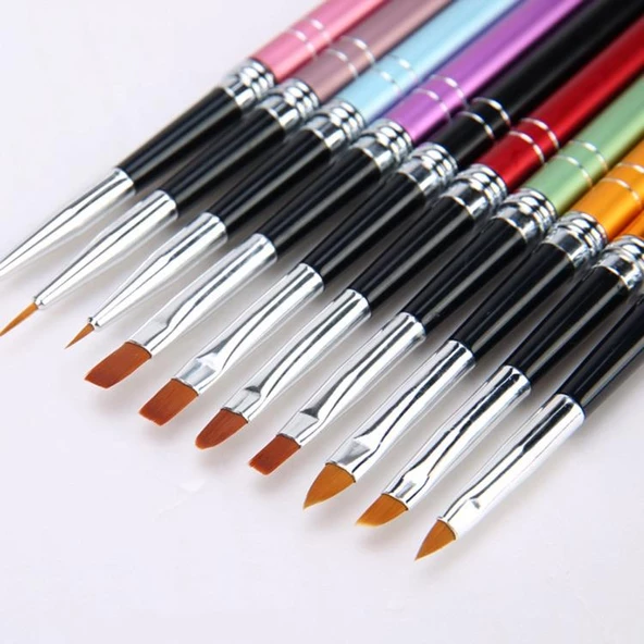 Nail Art Fırça Seti 10lu - Resim 5