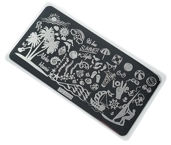 Nail Art Stamping Baskı Plakası ürün görseli 1