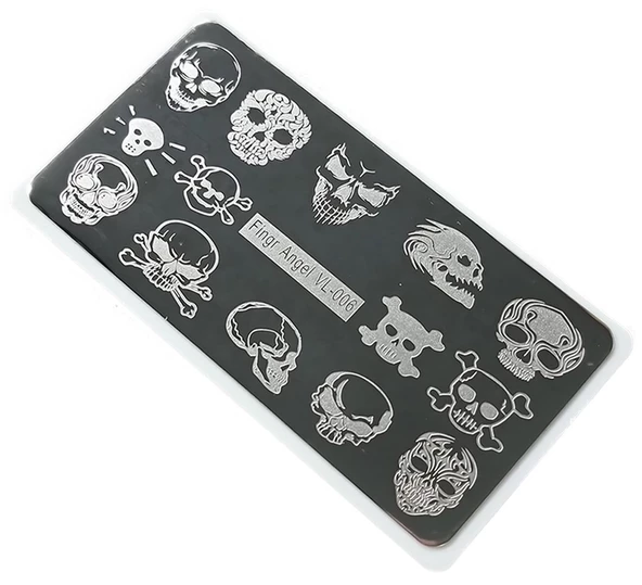 Nail Art Stamping Baskı Plakası VL06 ürün görseli 1