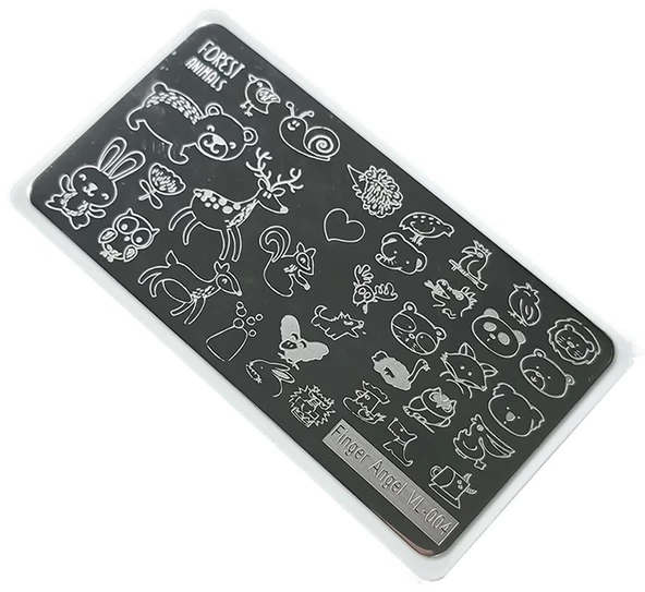 Nail Art Stamping Baskı Plakası VL04 ürün görseli 1