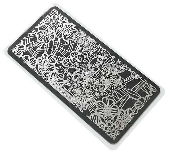 Nail Art Stamping Baskı Plakası VL20 ürün görseli 1