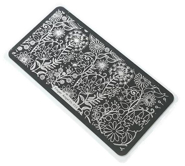 Nail Art Stamping Baskı Plakası VL16 ürün görseli 1