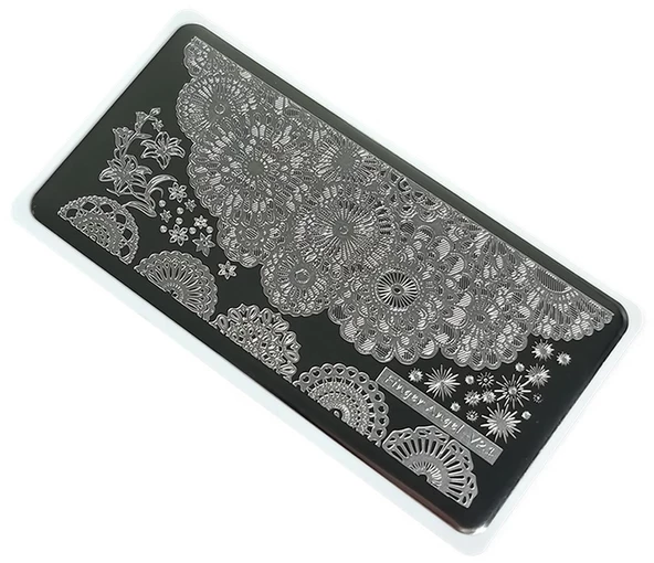 Nail Art Stamping Baskı Plakası VV21 ürün görseli 1