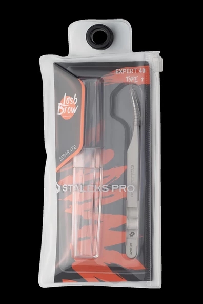 Staleks Expert Profesyonel Kirpik Ayırma Cımbızı TE-40-11 ürün görseli 1