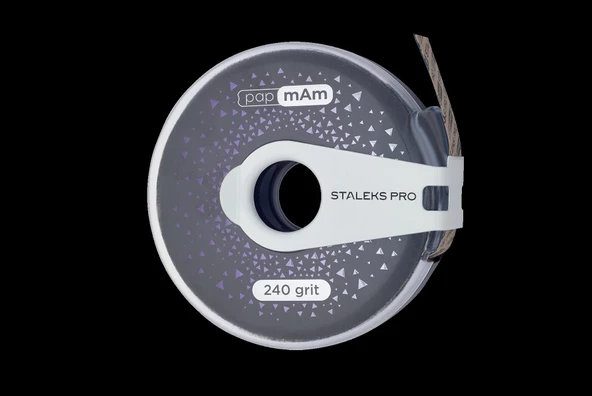 Staleks Metal Taban Giydirmeli PapMam Rulo Zımpara 240 Grit ürün görseli 1