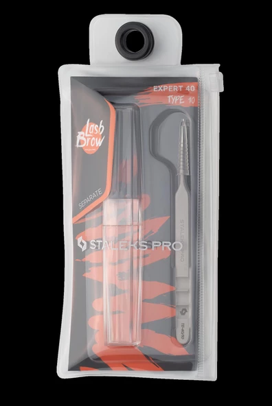 Staleks Expert Profesyonel Kirpik Ayırma Cımbızı TE-40-10 ürün görseli 1