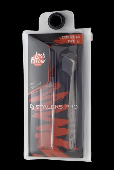 Staleks Expert Pro Mega Volume Kirpik Cımbızı 10mm TE-40-12 ürün görseli 1