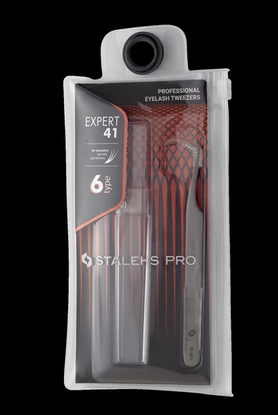 Staleks Expert Pro Mega Volume Kirpik Cımbızı 10mm TE-41-6 ürün görseli 1
