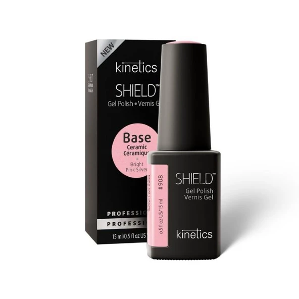 Kinetics Shield Ceramic Base Bright Pink Silver 908 15ml ürün görseli 1