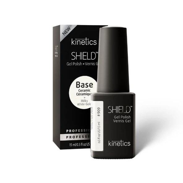 Kinetics Shield Ceramic Base Milky White Gold 909 15ml ürün görseli 1