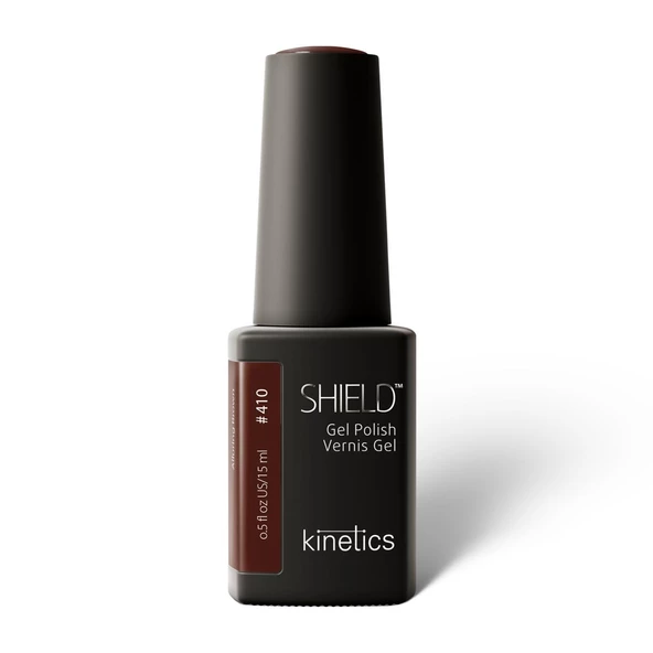 Kinetics Shield Gel Polish Kalıcı Oje Alluring Brown 410 15ml ürün görseli 1