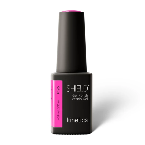 Kinetics Shield Gel Polish Kalıcı Oje Electro Pink 196 15ml ürün görseli 1