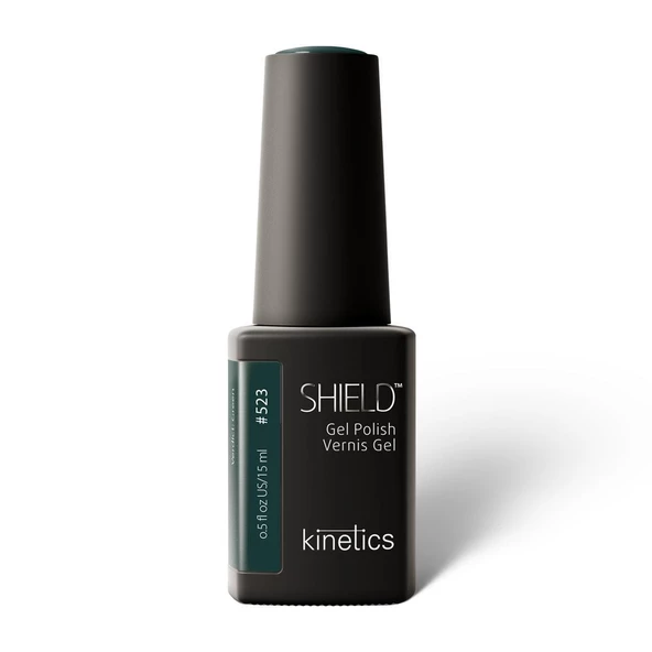 Kinetics Shield Gel Polish Kalıcı Oje Verdict Green 523 15ml ürün görseli 1